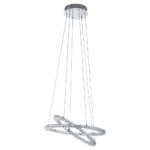 Eglo 31667 İç Mekan " Varrazo " Krom Renk Dökme Çelik Sarkıt Lamba Ip20 Led Max: 29W  Çap: 55 Cm