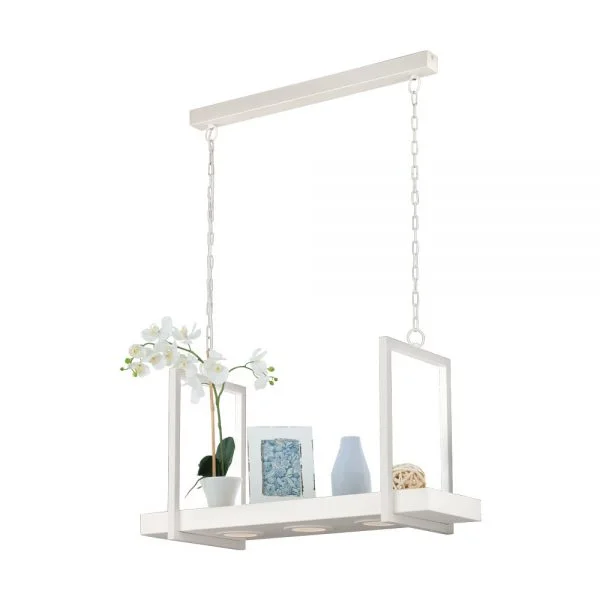 Eglo 39301 İç Mekan " Calamona " Beyaz Renk Dökme Çelik Sarkıt Lamba Ip20 Led;Led-Rgbw Max: 3X5W;6W En: 77 Cm