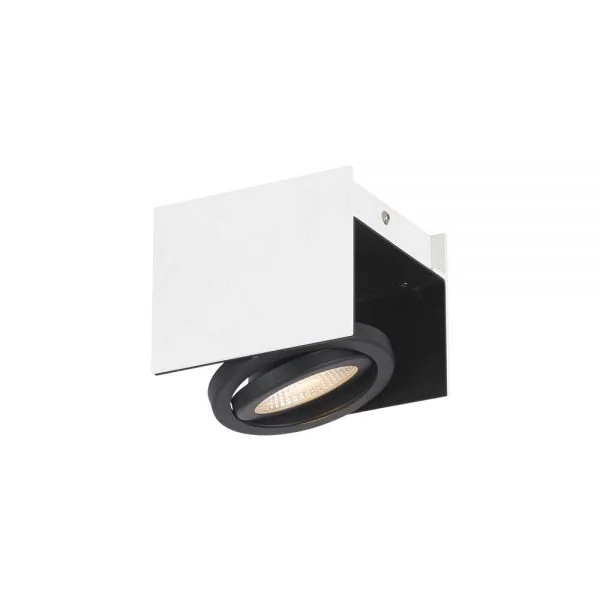 Eglo 39315 İç Mekan " Vıdago " Beyaz, Siyah Renk Alüminyum, Çelik Led Tavan Lambası Ip20 Max: 1X5,4W En: 14 Cm