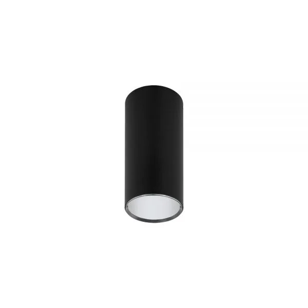 Eglo 62543 İç Mekan " Tortoreto " Siyah Renk Dökme Çelik Tavan Lambası Ip20 Gu10 Max: 1X6,5W  Çap: 6 Cm