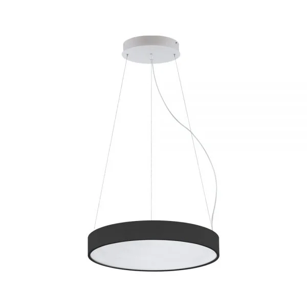 Eglo 63104 İç Mekan " Verucchıo " Siyah Renk Dökme Çelik Sarkıt Lamba Ip20 Led Max: 48W  Çap: 60 Cm