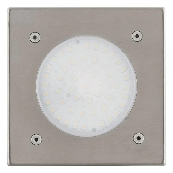 Eglo 93481 Dış Mekan " Lamedo " Paslanmaz Çelik Paslanmaz Çelik Zemin Gömme Spot Aydınlatma Led-Modul Max: 1X2,5W Ip67    Çap: 10X10 Cm