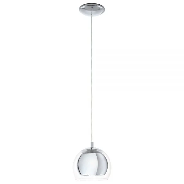 Eglo 94592 İç Mekan " Rocamar " Krom Renk Dökme Çelik Tekli Sarkıt Aydınlatması Ip20 E27 Max: 1X40W  Çap: 19 Cm