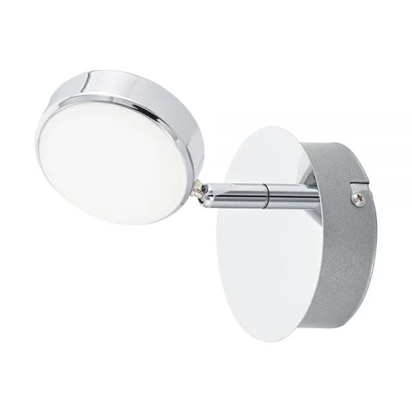 Eglo 95628 İç Mekan " Salto " Krom Renk Dökme Çelik Sıva Üstü Spot Aydınlatma Ip20 Led Max: 1X5,4W  Çap: 11 Cm