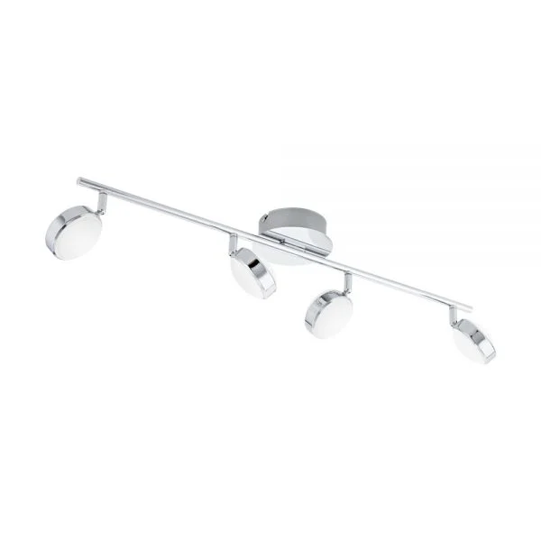 Eglo 95632 İç Mekan " Salto " Krom Renk Dökme Çelik Sıva Üstü Spot Aydınlatma Ip20 Led Max: 4X5,4W En: 76 Cm