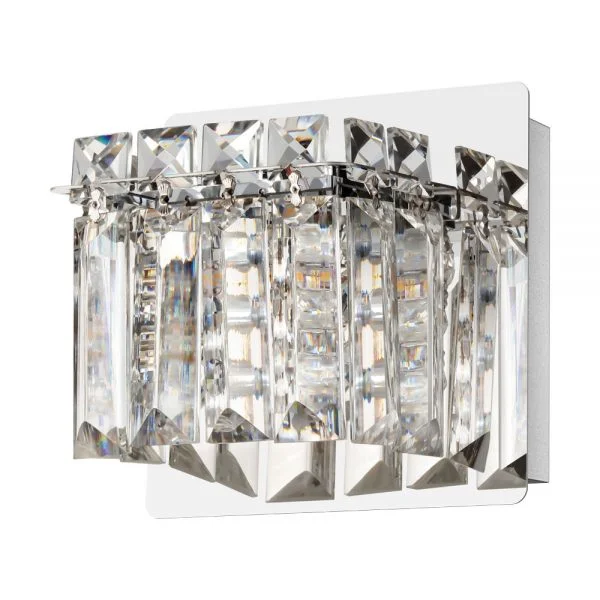 Eglo 98597 İç Mekan " Fuertescusa " Krom Renk Dökme Çelik Duvar Aydınlatması Ip20 G9-Led Max: 1X3W En: 13 Cm