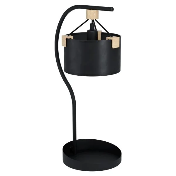Eglo 39946 İç Mekan " Potosı " Siyah Renk Dökme Çelik Masa Lambası Ip20 E27 Max: 1X40W En: 33 Cm