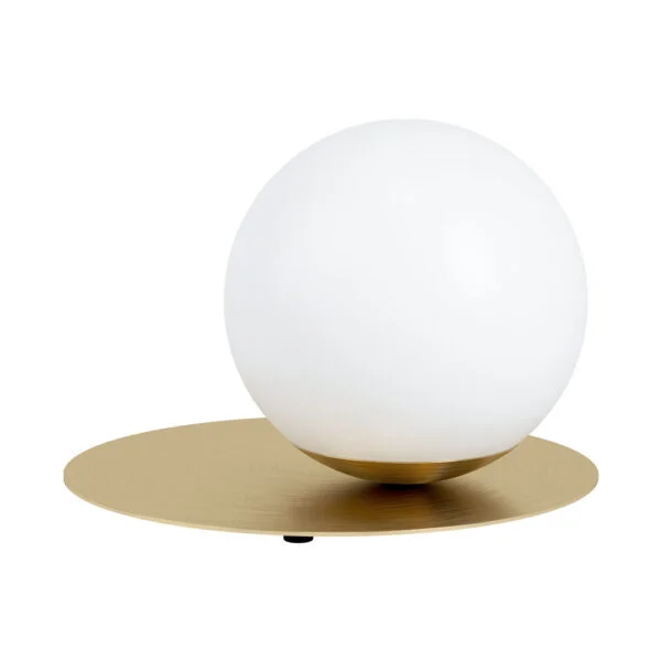 Eglo 39954 İç Mekan " Arenales " Fırçalanmış Pirinç Renk Dökme Çelik Masa Lambası Ip20 E27 Max: 1X40W  Çap: 18 Cm