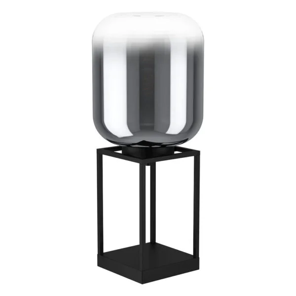 Eglo 39988 İç Mekan " Bulcıago " Siyah Renk Dökme Çelik Masa Lambası Ip20 E27 Max: 1X40W  Çap: 25 Cm