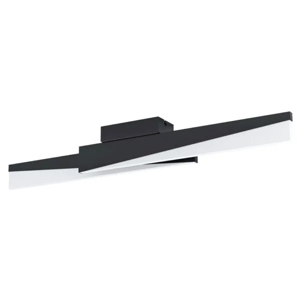 Eglo 99561 İç Mekan " Isıdro " Siyah Renk Alüminyum, Çelik Tavan Aydınlatması Ip20 Led Max: 2X11W En: 86 Cm