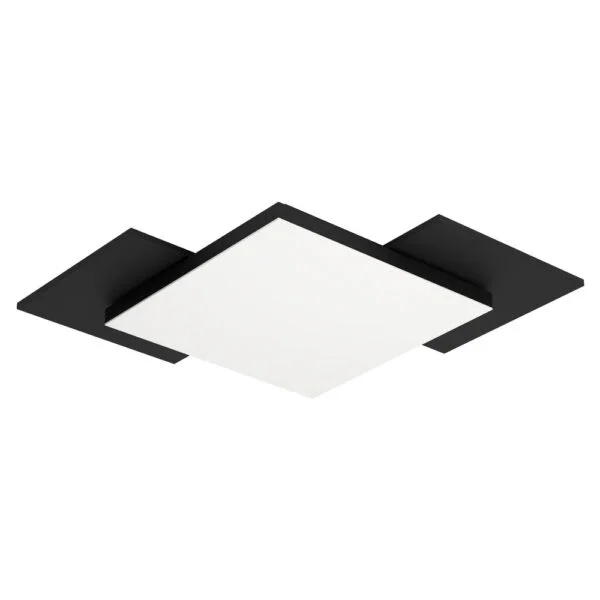 Eglo 99655 İç Mekan " Tamurıa " Siyah, Kahverengi Renk Çelik, Ahşap Tavan Aydınlatması Ip20 Led Max: 10,8W En: 28,5 Cm
