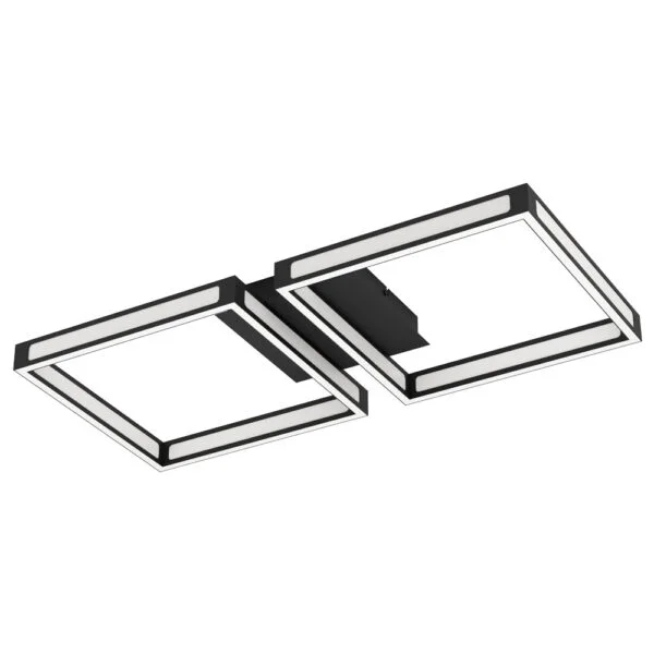 Eglo 99788 İç Mekan " Altaflor " Siyah Renk Dökme Çelik Tavan Aydınlatması Ip20 Led Max: 8X2,8W En: 65 Cm