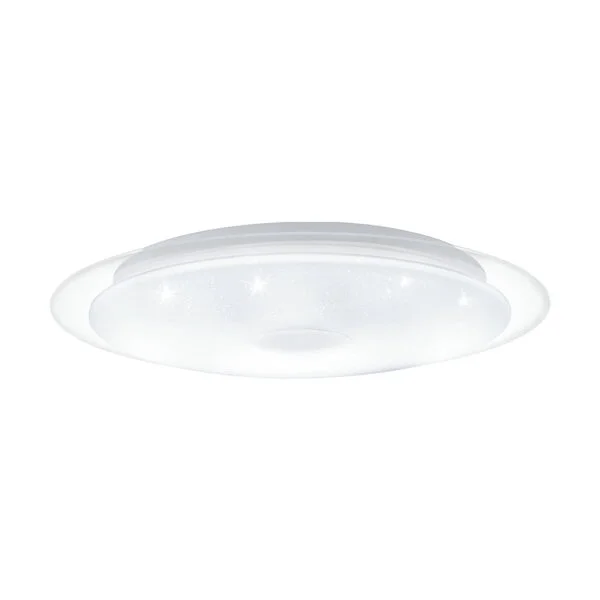 Eglo 75534 İç Mekan " Igroka " Beyaz, Şeffaf Renk Dökme Çelik Duvar / Tavan Lambası Ip20 Led Max: 18,8W  Çap: 40 Cm