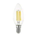 Eglo 110016 E14-LED-C35 Ampul 1X7W Şeffaf 2700K 806 Lümen