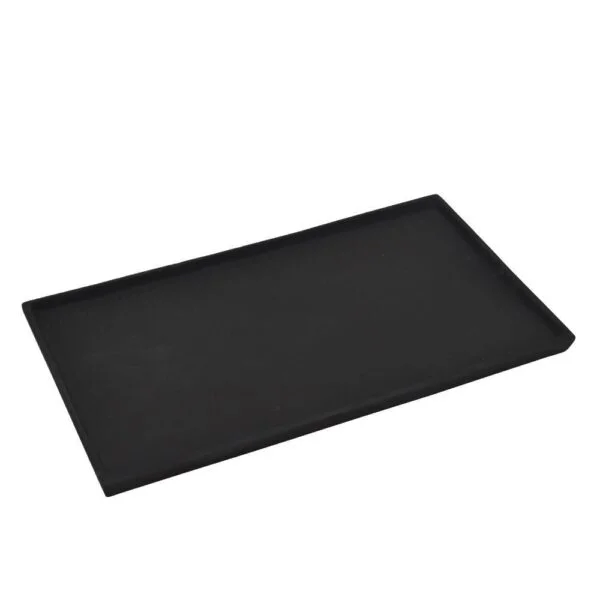 Eglo 427061 "Savant" Siyah Metal Dekoratif Tepsi 30cm Uzunluğunda 17,5cm Genişliğinde