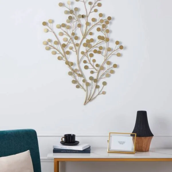 Eglo 426012 "Chıkuma" Pirinç Metal Duvar Dekorasyonu 80cm Yüksekliğinde