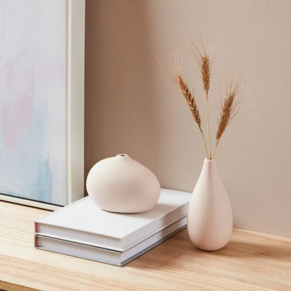 Eglo 421261 "Daraına" Pembe Seramik Vazo 14cm Yüksekliğinde