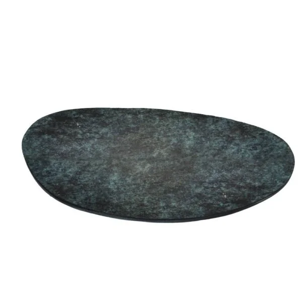 Eglo 427153 "Malımono" Yeşil-Patina Metal Dekoratif Tepsi 30cm Genişliğinde