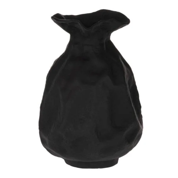 Eglo 421145 "Tulunan" Siyah Metal Vazo 30,5cm Yüksekliğinde