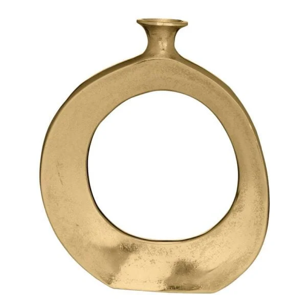 Eglo 421442 "Ankarefo" Gol Metal Vazo 30cm Yüksekliğinde