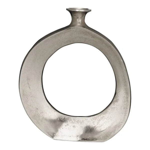 Eglo 421443 "Ankarefo" Nikel Metal Vazo 30cm Yüksekliğinde
