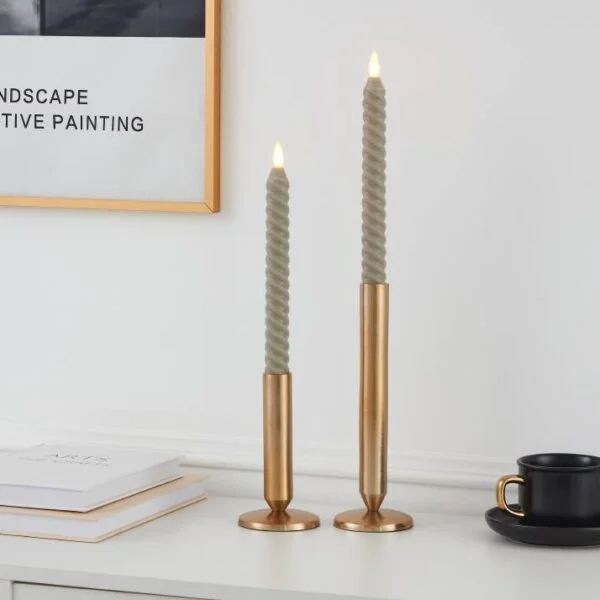 Eglo 422224 "Andrafıabe" 2'Li Set Bej Led Mum 25cm Yüksekliğinde