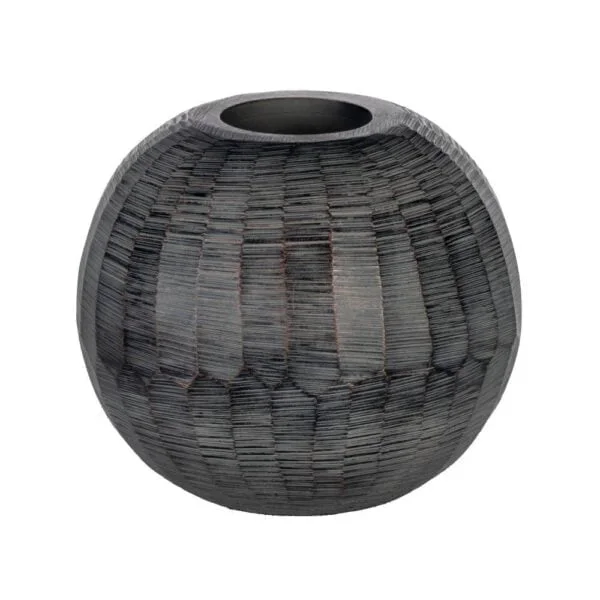 Eglo 422231 "Fanambana" Gri Metal Şamdan- Mumluk 12cm Çapında