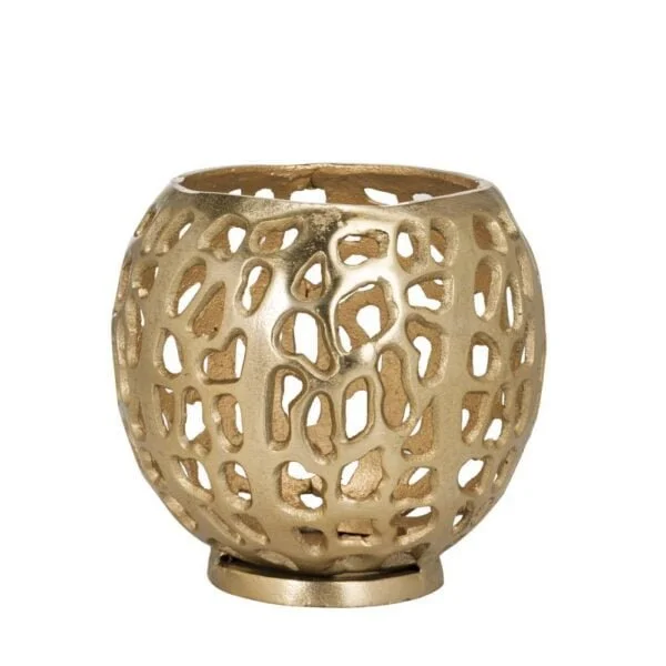 Eglo 422346 "Kımıtsu" Gold Dekoratif Mumluk 14cm Yüksekliğinde