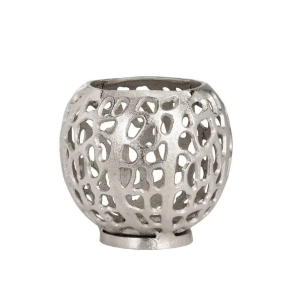 Eglo 422348 "Kımıtsu" Nikel Dekoratif Mumluk 14cm Yüksekliğinde