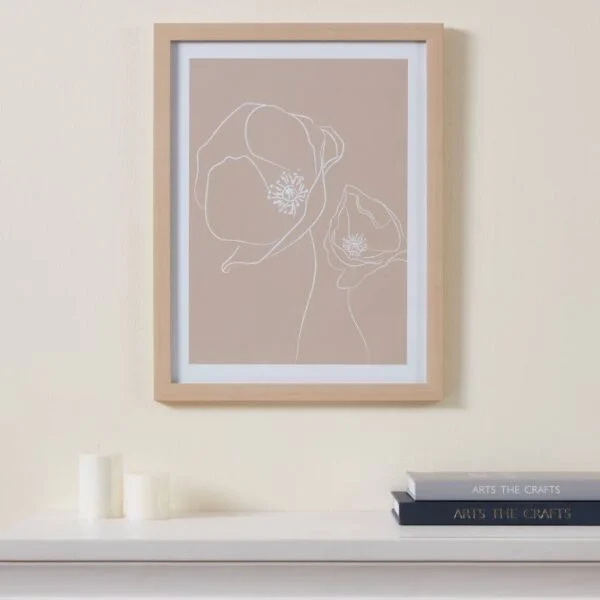 Eglo 423083 "Roberval" Pembe 43X33cm Dekoratif Resim
