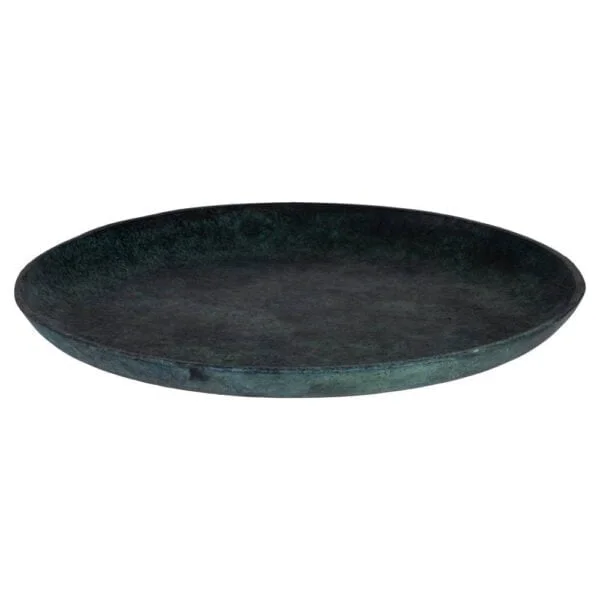 Eglo 427155 "Malımono" Yeşil-Patina Metal Dekoratif Tepsi 34cm Çapında