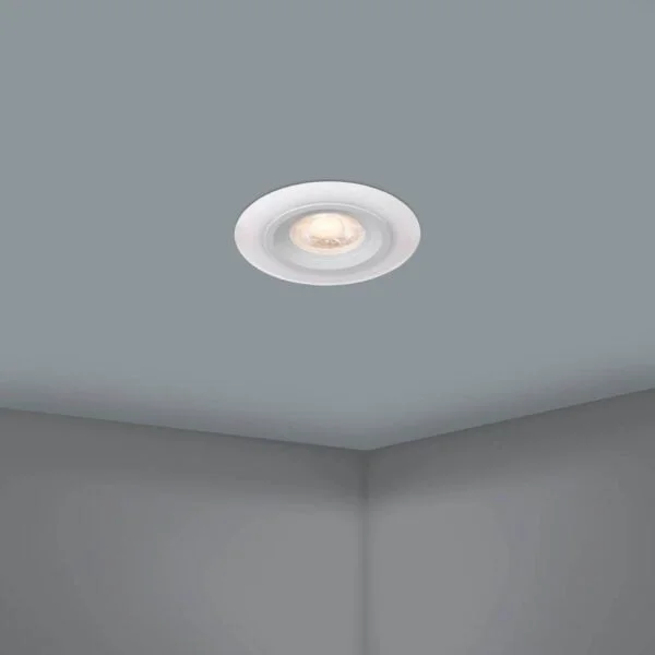 EGLO 900912 İç Mekan " CALONGE "  beyaz plastik Gömme   Aydınlatma.    Çap: 10 cm Delik çapı: 7 cm LED Duy: 4,8W Ampul dahildir. IP20 3000K 620