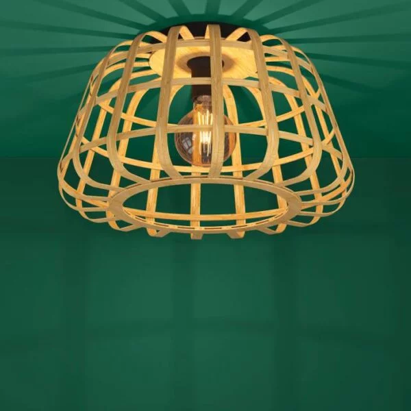 Eglo 390149 İç Mekan " Montezuelo " Siyah Renk Dökme Çelik Tavan Lambası Ip20 E27 Max: 1X40W  Çap: 45 Cm