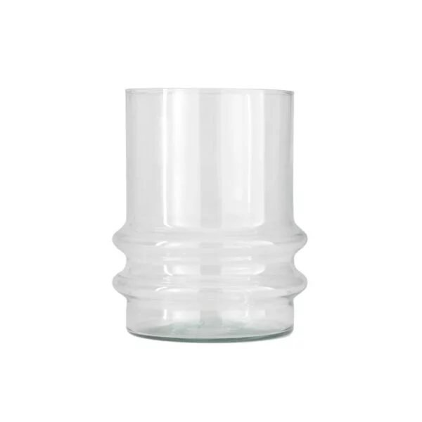 Eglo 421092 "Delnıte" 23cm Yüksekliğinde 18,7cm Çapında Şeffaf Cam Vazo
