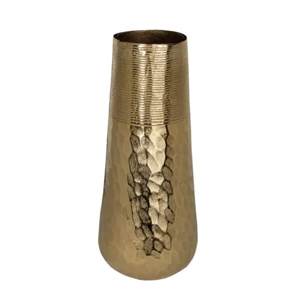 Eglo 421303 "Nılgaut" Gold Dekoratif Metal Vazo 40,5cm Yüksekliğinde 17cm Çapında