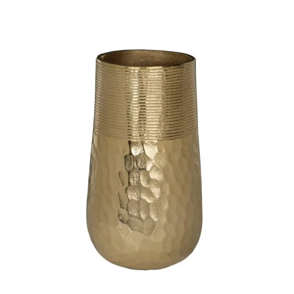 Eglo 421305 "Nılgaut" Gold Dekoratif Metal Vazo 28cm Yüksekliğinde 16cm Çapında