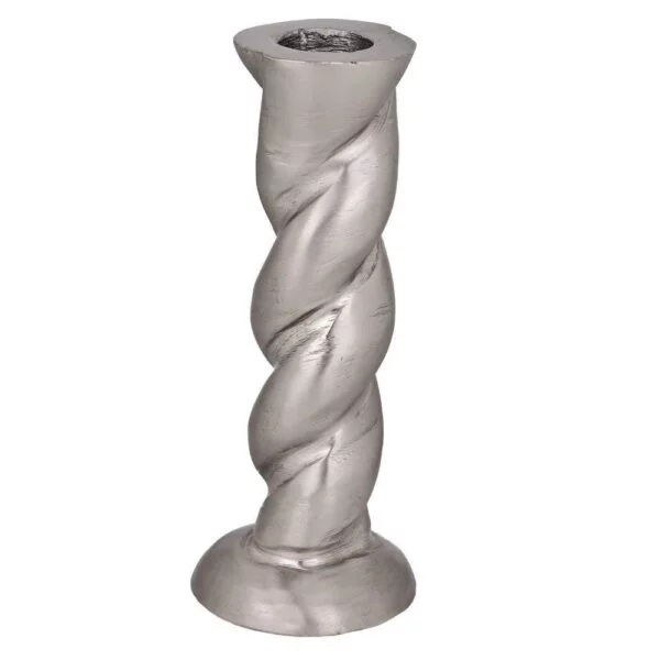 Eglo 422026 "Jellıcoe" 14cm Yüksekliğinde Gümüş Alüminyum Şamdan- Mumluk