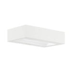 Eglo 75307 Dış Mekan " Rapına " Beyaz Galvanizli Çelik Duvar Aplik Aydınlatma Led Max: 1X4,8W Ip44 Boy: 4,5 Cm