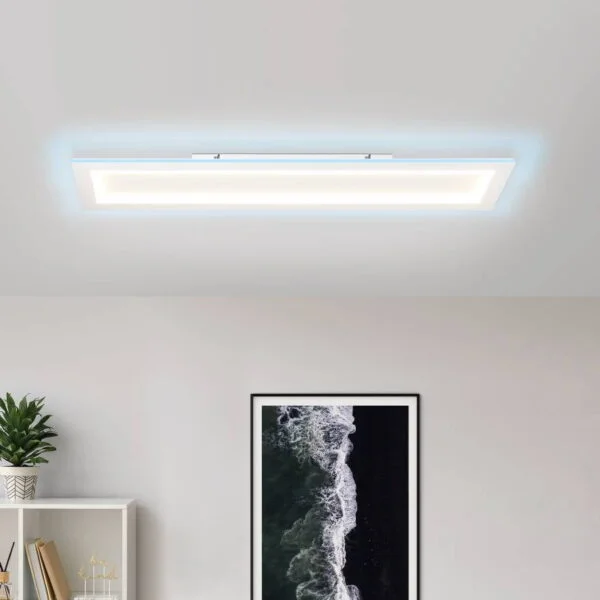 Eglo 900485 İç Mekan " Padrogıano-Z " Beyaz Renk Dökme Çelik Led Tavan Lambası Ip20 Max: 43,2W En: 120 Cm