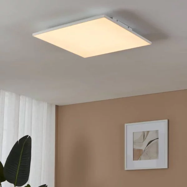 Eglo 900569 İç Mekan " Trupıana " Beyaz Renk Alüminyum, Çelik Led Tavan Lambası Ip20 Max: 31W En: 58,7 Cm