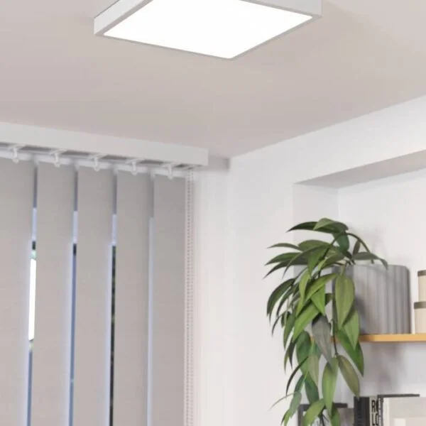 Eglo 900592 İç Mekan " Fueva 5 " Beyaz Renk Dökme Çelik Led Sıva Üstü Tavan Lambası Ip20 Max: 20,5W En: 28,5 Cm